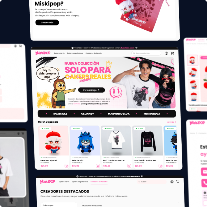 Miskipop - eCommerce